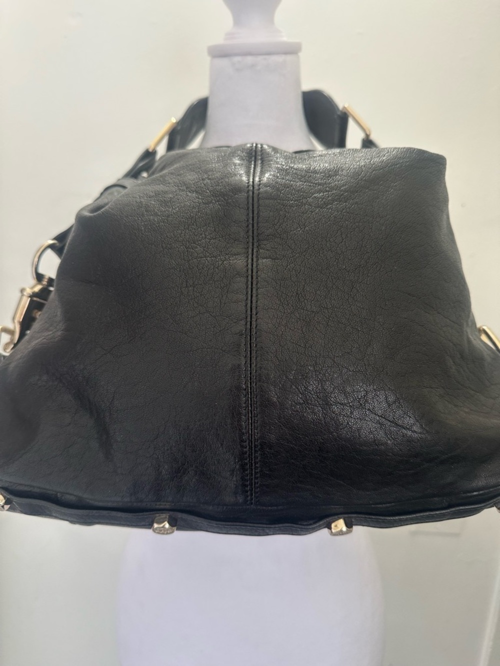 Rebecca Minkoff Nikki Hobo Bag Black Leather Shoulder Bag Slouchy Boho Chic. - Picture 10 of 11